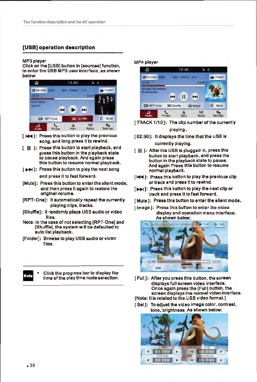 Page 41 of FlyAudio 76124H01F4 Navigation System User Manual