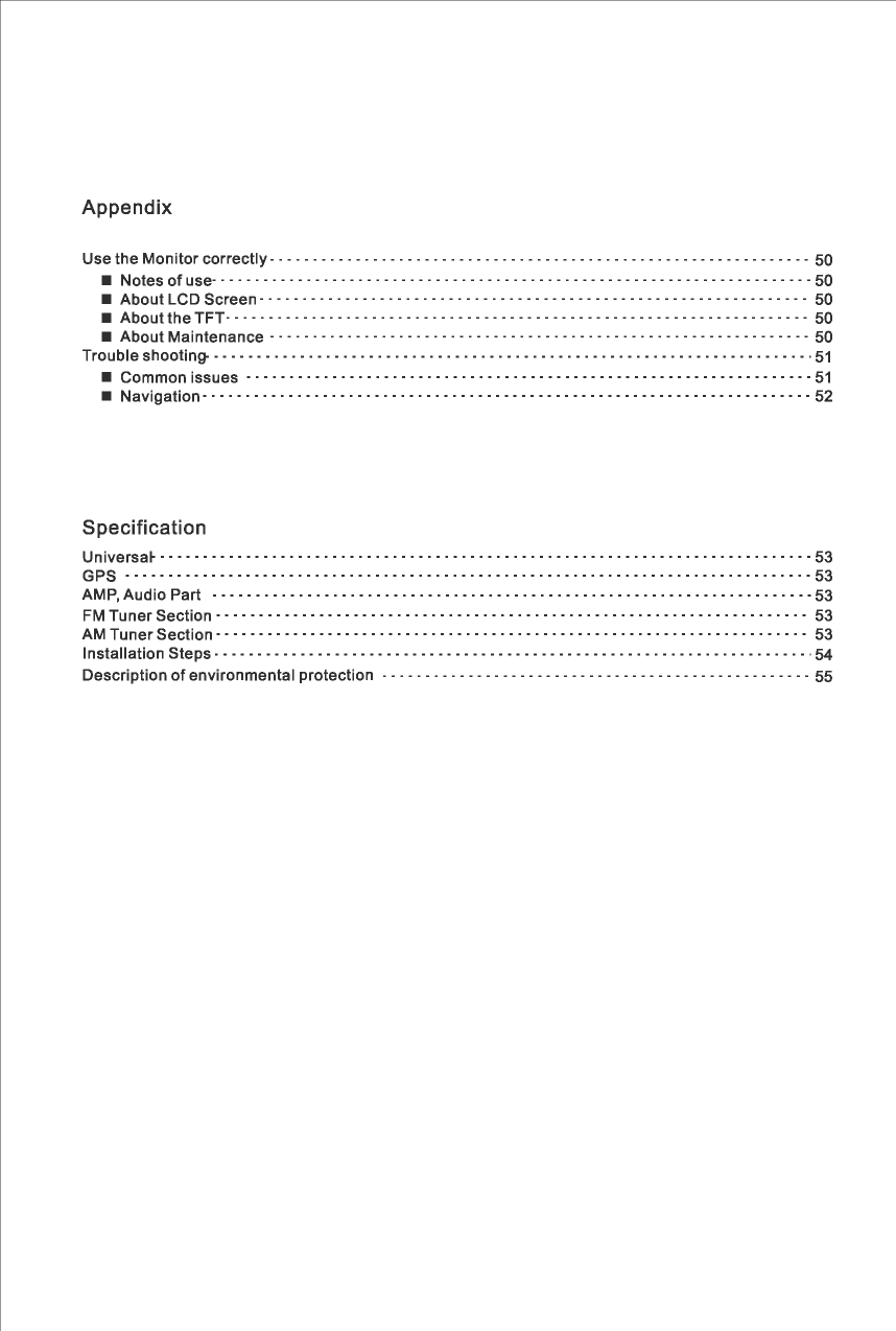 Page 6 of FlyAudio 76124H01F4 Navigation System User Manual