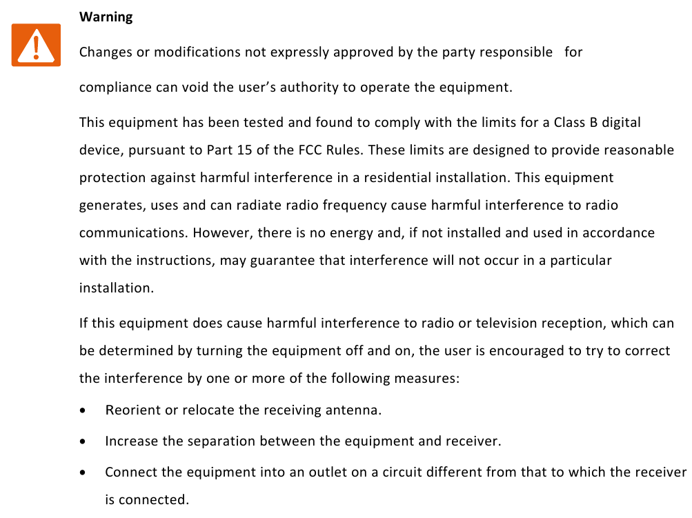 Chapter 1 Product descriptionWarningChanges or modifications not expressly approved by the party responsible forcompliance can void the user&rsquo;s authority to operate the equipment.This equipment has been tested and found to comply with the limits for a Class B digitaldevice, pursuant to Part 15 of the FCC Rules. These limits are designed to provide reasonableprotection against harmful interference in a residential installation. This equipmentgenerates, uses and can radiate radio frequency cause harmful interference to radiocommunications. However, there is no energy and, if not installed and used in accordancewith the instructions, may guarantee that interference will not occur in a particularinstallation.If this equipment does cause harmful interference to radio or television reception, which canbe determined by turning the equipment off and on, the user is encouraged to try to correctthe interference by one or more of the following measures:&bull;Reorient or relocate the receiving antenna.&bull;Increase the separation between the equipment and receiver.&bull;Connect the equipment into an outlet on a circuit different from that to which the receiveris connected.