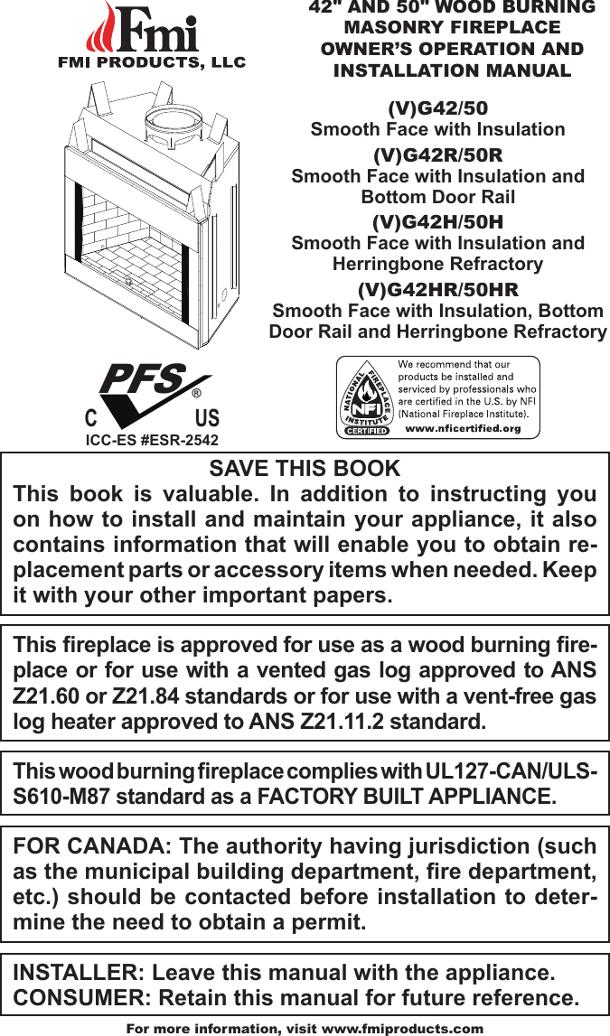 Fmi Vg42r 50r Users Manual