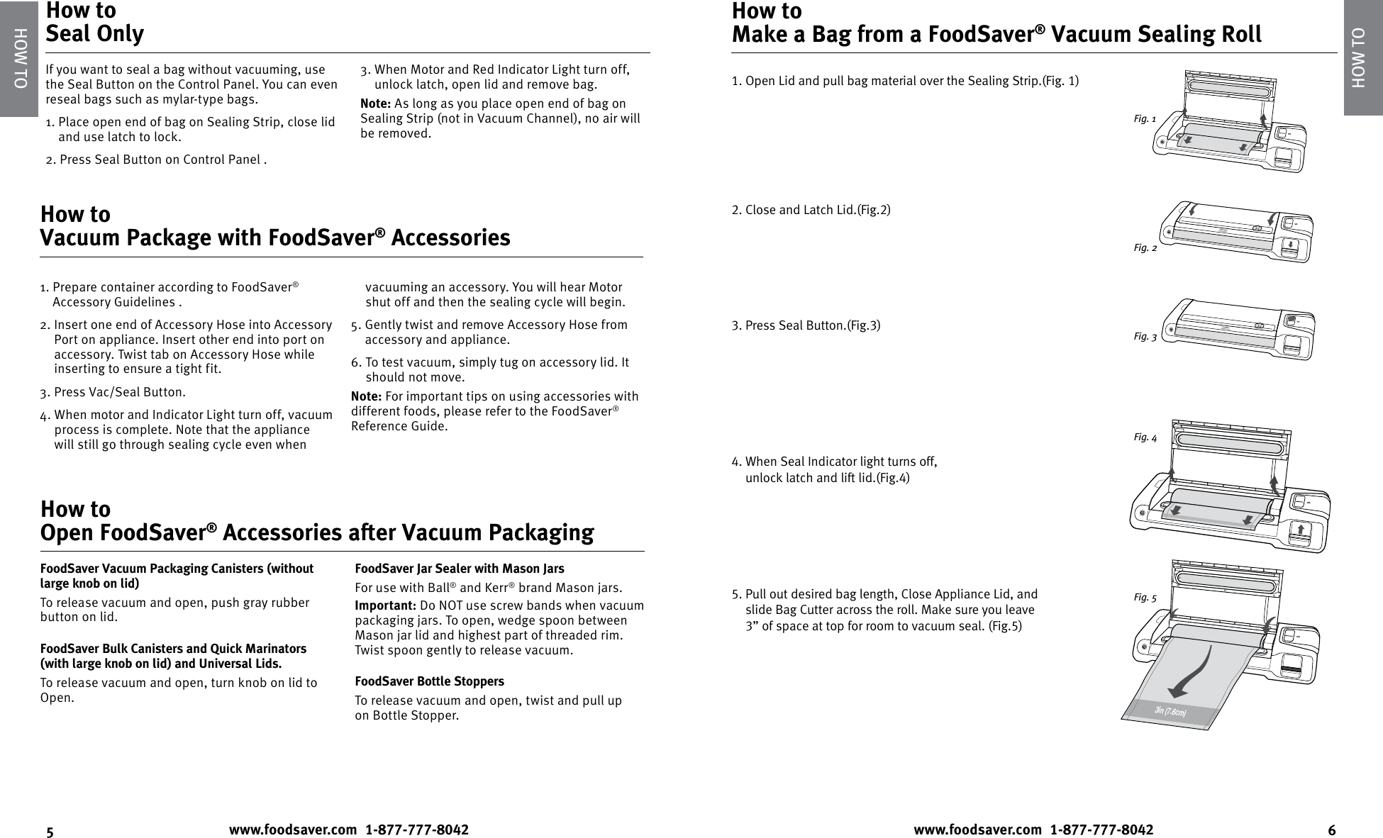 Page 4 of 4 - Food-Saver Food-Saver-Vacuum-Sealing-System-Owners-Manual