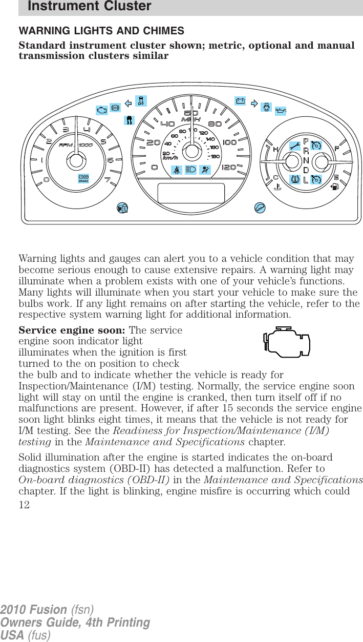 2010 Ford Fusion Owners Manual - Greatest Ford