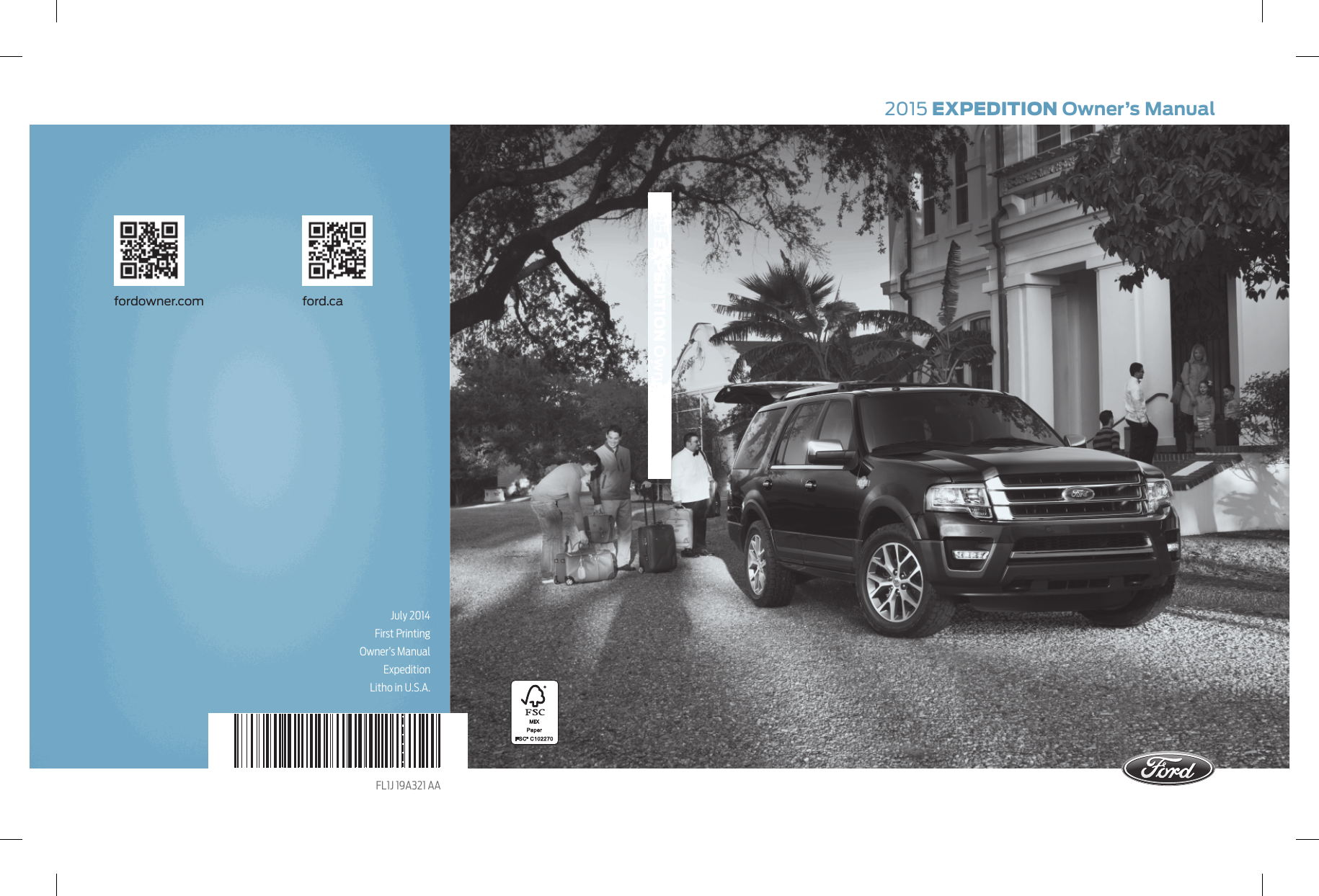 Ford 2015 Expedition Owners Manual