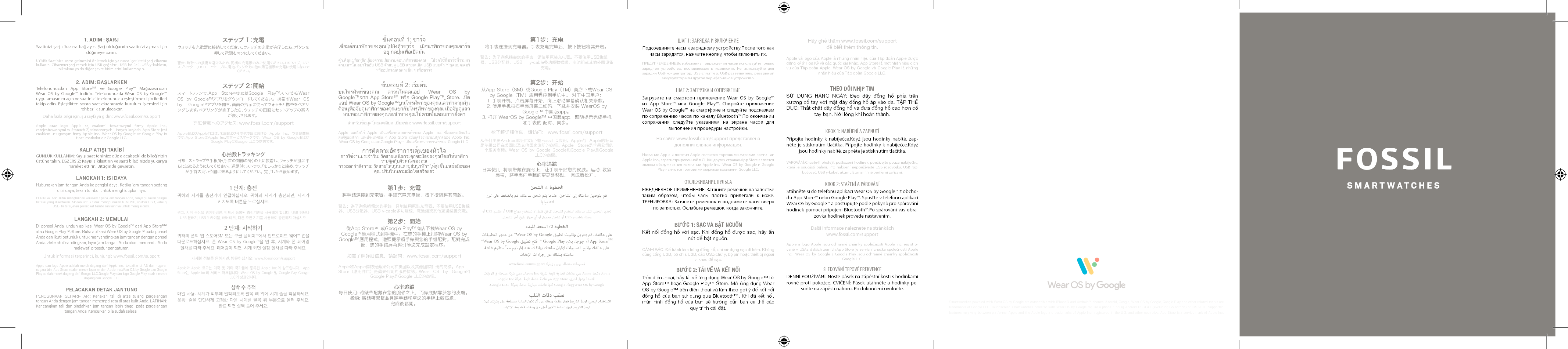 Fossil Group DW10 Smart Watch User Manual