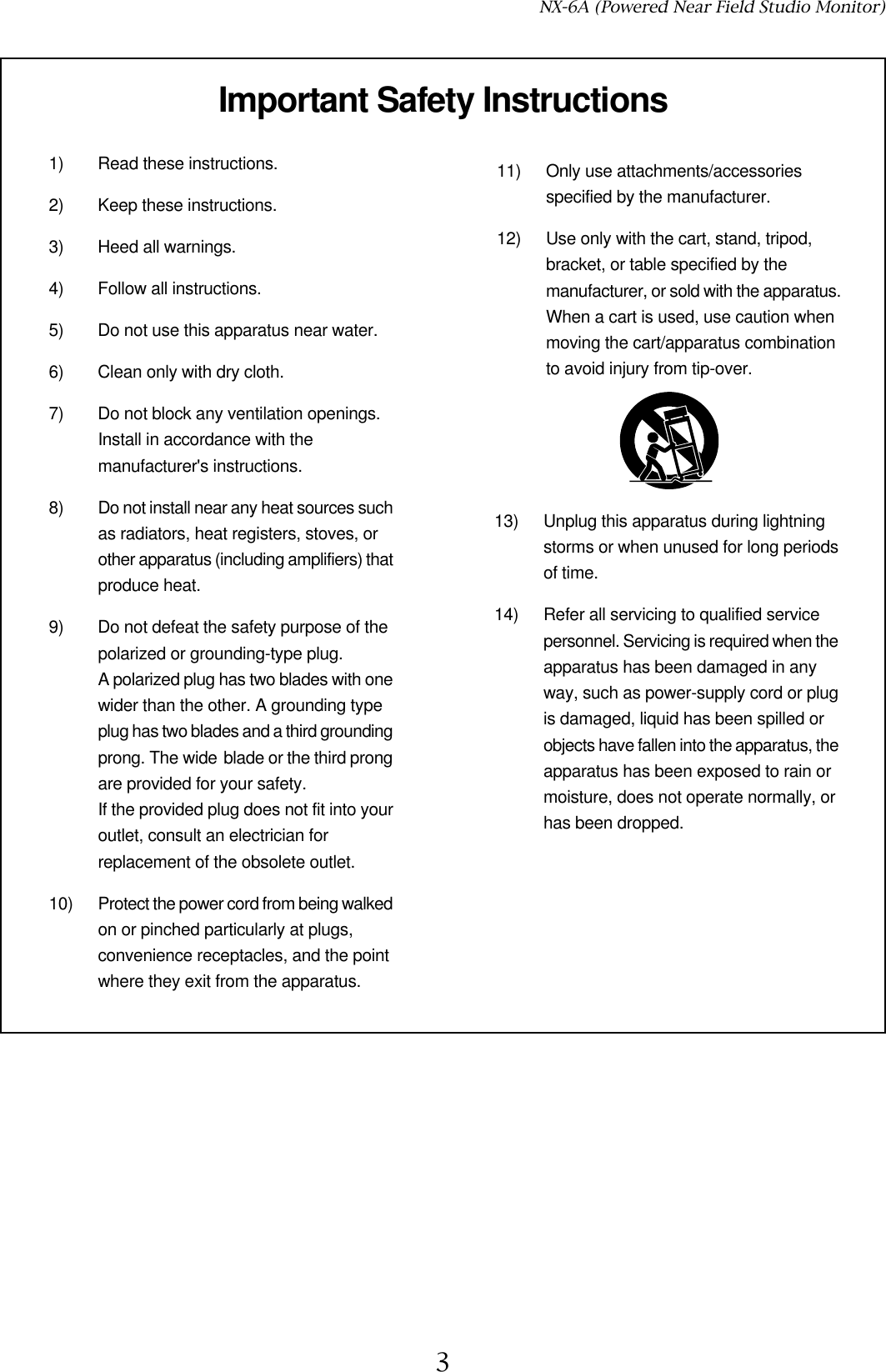 Page 3 of 9 - Fostex Fostex-Nx-6A-Users-Manual- N F - 10 0 ( J 2 )  Fostex-nx-6a-users-manual