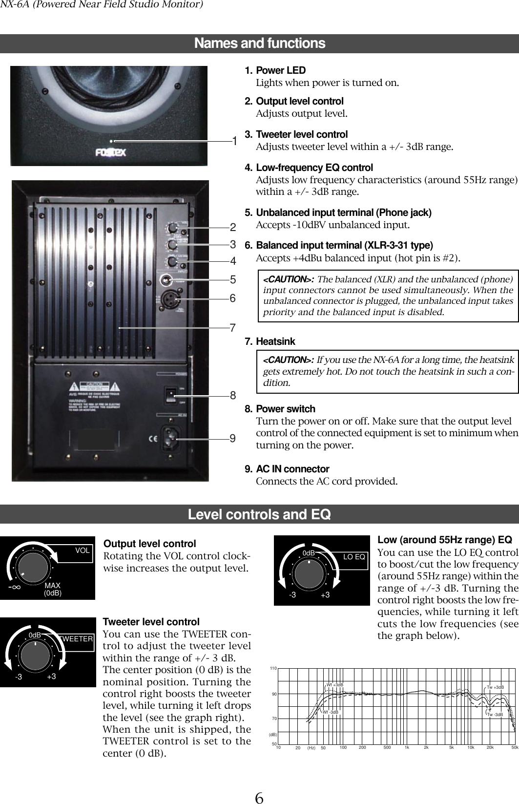 Page 6 of 9 - Fostex Fostex-Nx-6A-Users-Manual- N F - 10 0 ( J 2 )  Fostex-nx-6a-users-manual