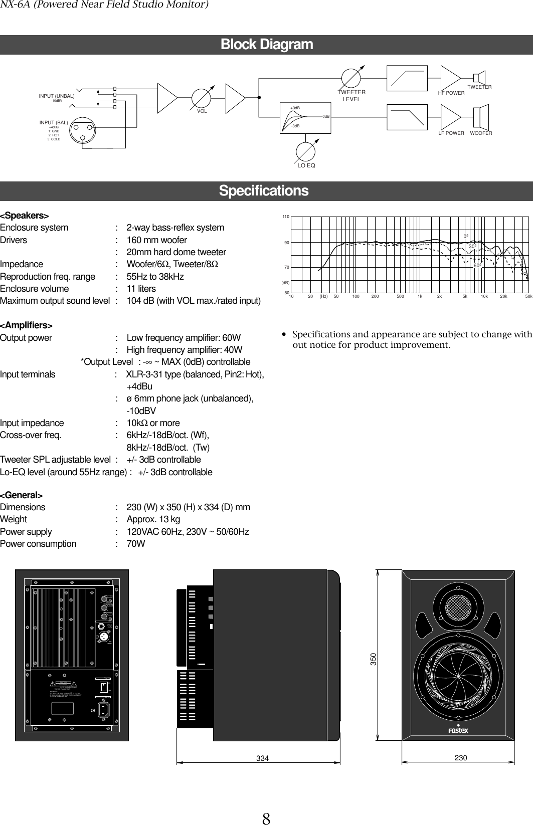 Page 8 of 9 - Fostex Fostex-Nx-6A-Users-Manual- N F - 10 0 ( J 2 )  Fostex-nx-6a-users-manual