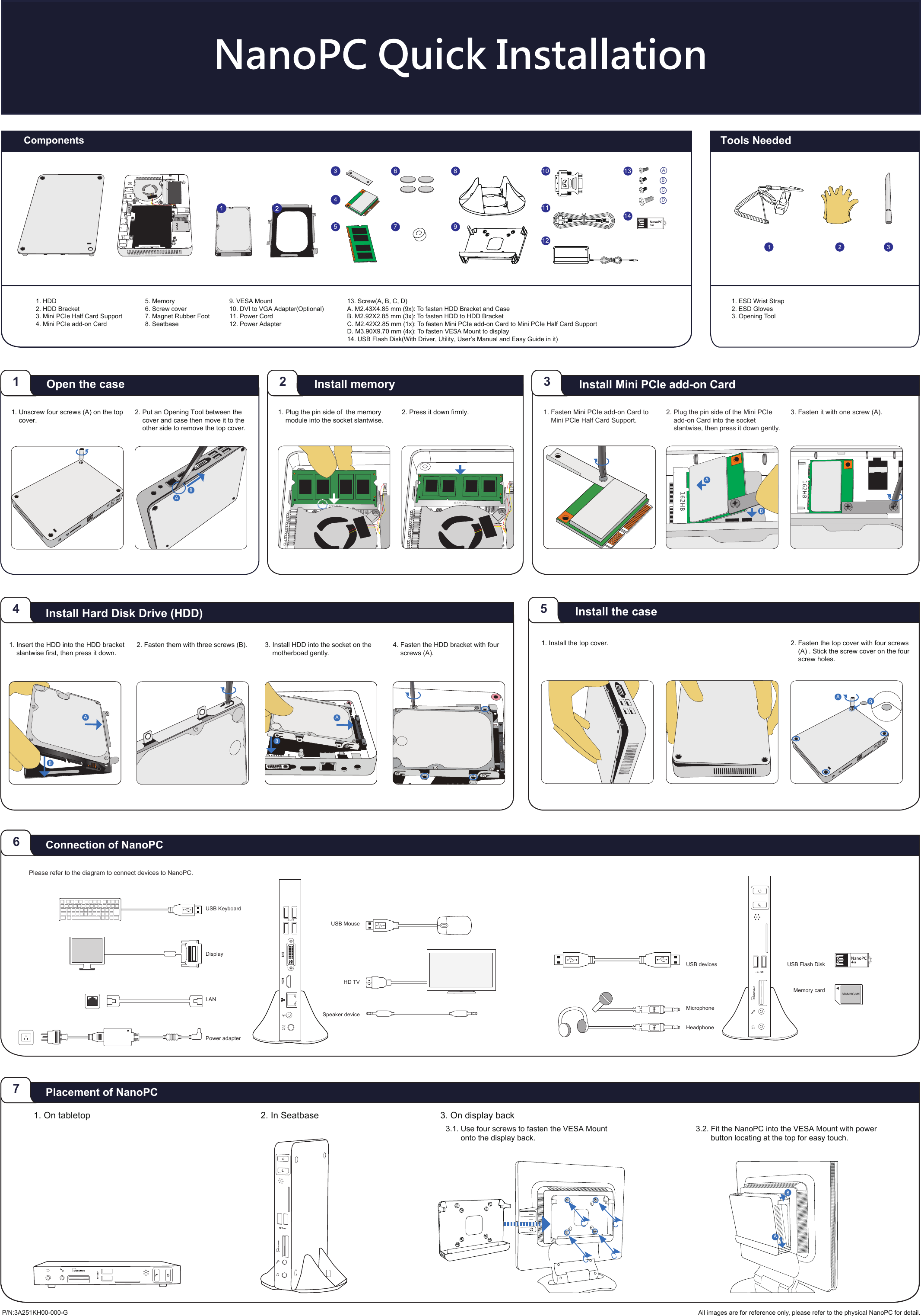 Page 1 of 2 - Foxconn Foxconn-Nt-I1500-Owner-S-Manual (3A251KH00)nT-i1250 Assembly Easyguide-V1.1