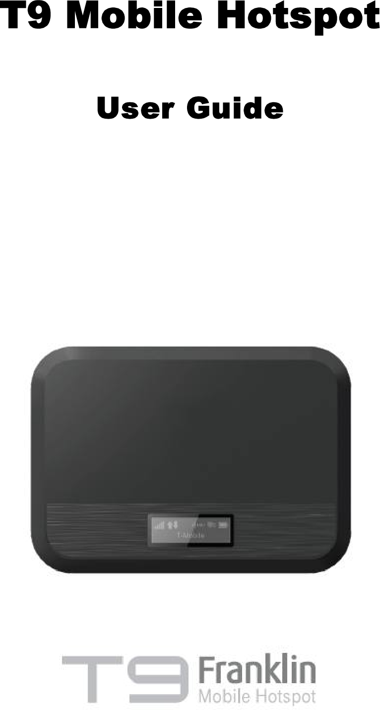Franklin Technology R717 Mobile Hotspot User Manual