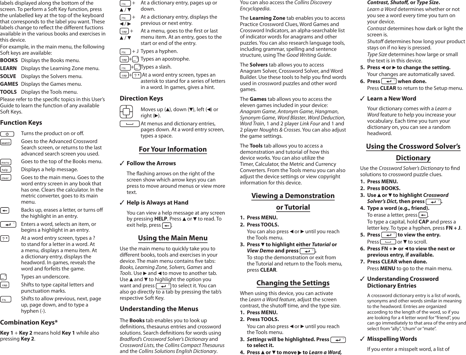 Page 2 of 6 - Franklin Franklin-Franklin-Table-Top-Game-Bradfords-Crossword-Solver-Users-Manual-  Franklin-franklin-table-top-game-bradfords-crossword-solver-users-manual