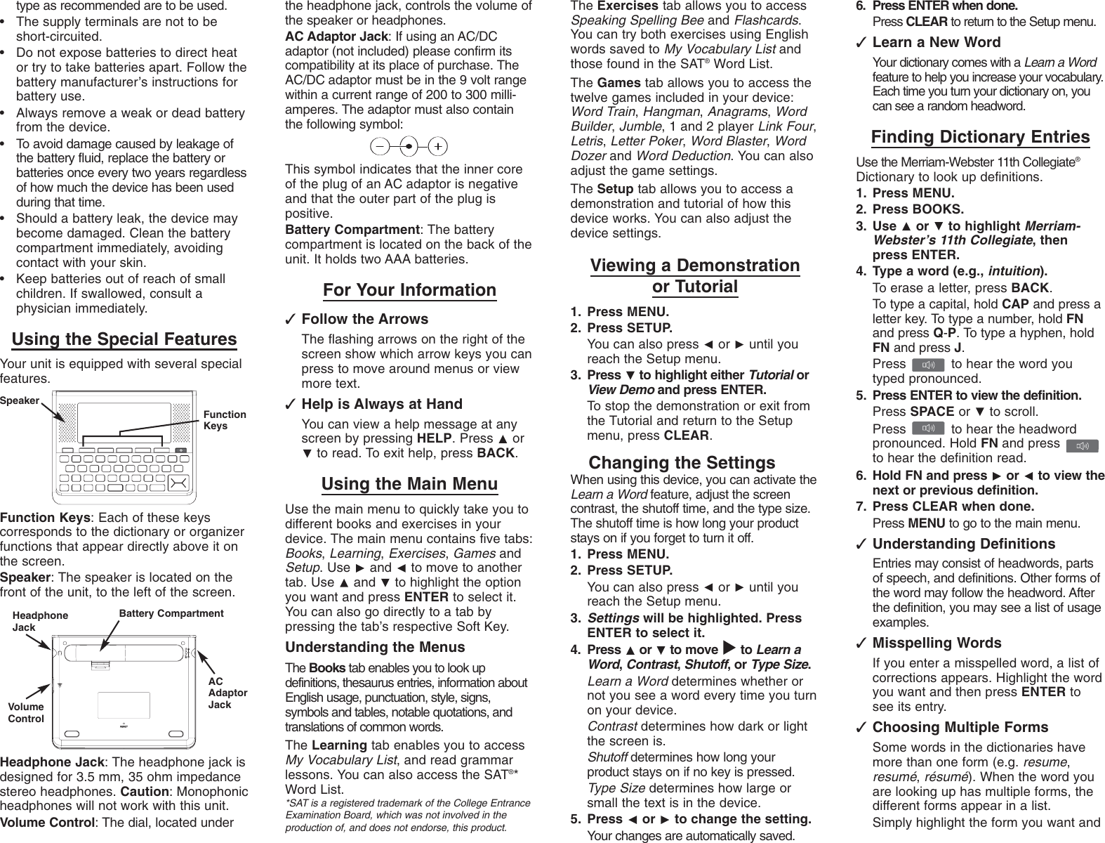 Page 2 of 7 - Franklin Franklin-Scd-1890-Users-Manual-  Franklin-scd-1890-users-manual