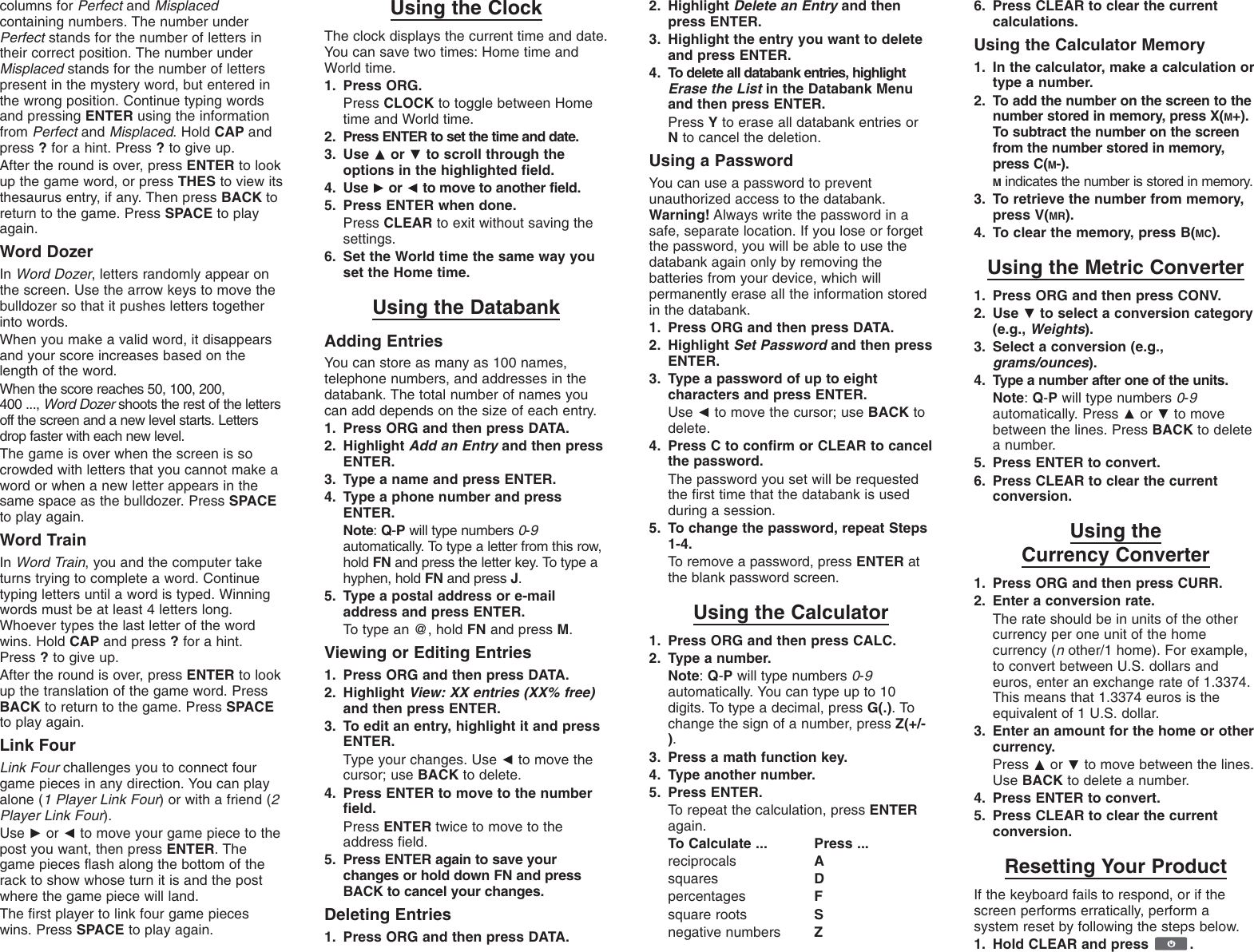 Page 6 of 7 - Franklin Franklin-Scd-1890-Users-Manual-  Franklin-scd-1890-users-manual