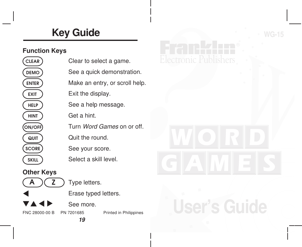 Page 11 of 11 - Franklin Franklin-Wg-15-Users-Manual- Wg-15 Franklin-wg-15-users-manual