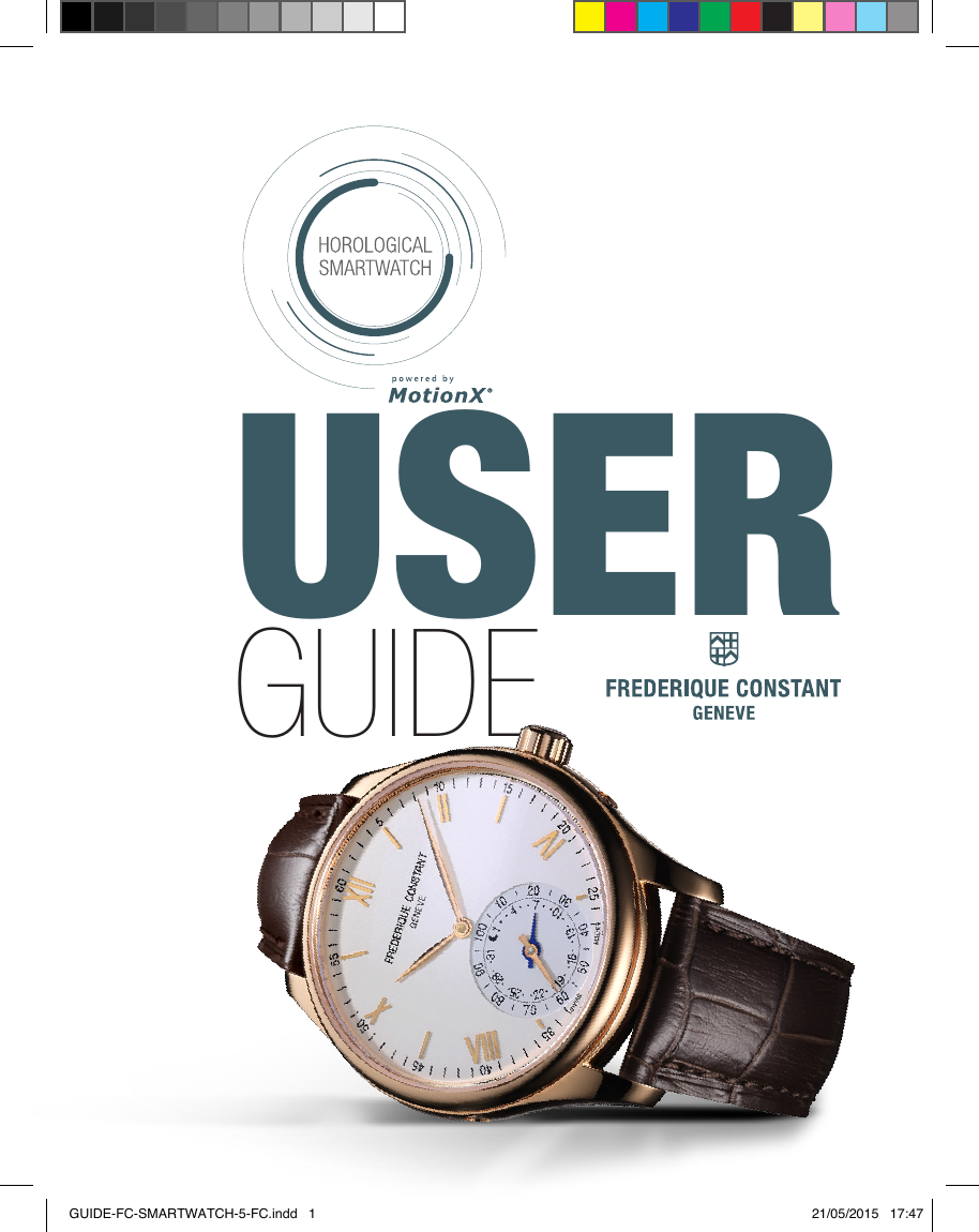 USERGUIDEGUIDE-FC-SMARTWATCH-5-FC.indd   1 21/05/2015   17:47