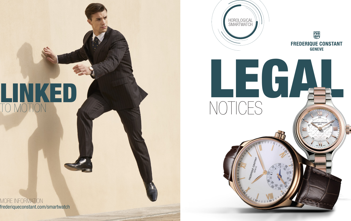 LINKEDTO MOTIONMORE INFORMATIONfrederiqueconstant.com/smartwatchLEGALNOTICES