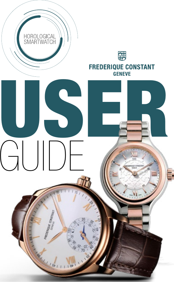 Frederique Constant 0003 Horological Smartwatch User Manual Engl