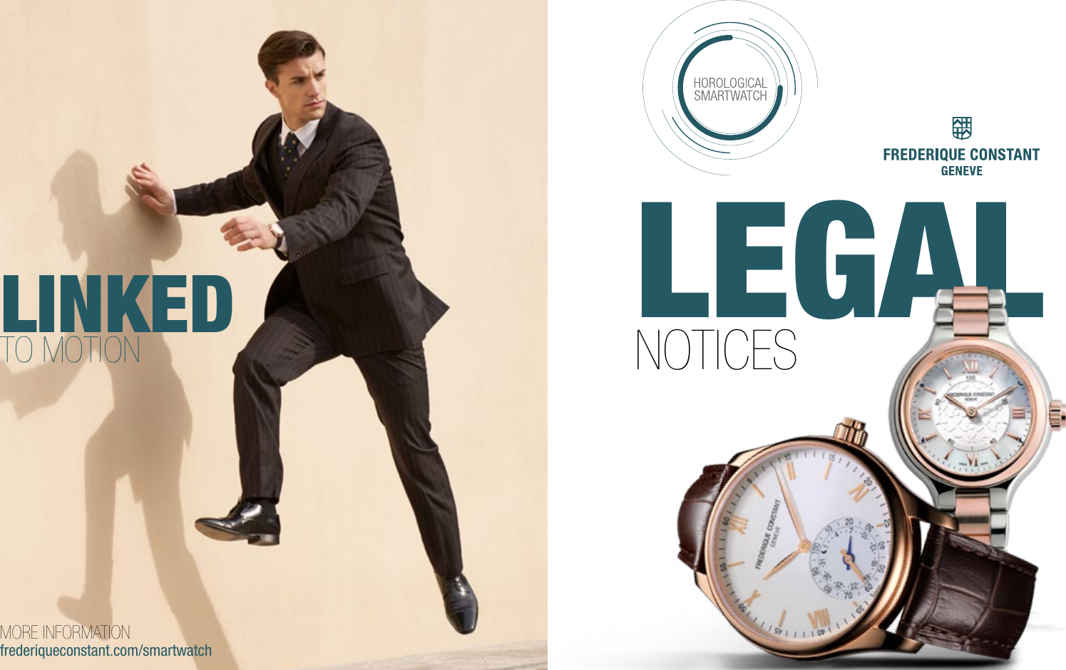 LINKEDTO MOTIONMORE INFORMATIONfrederiqueconstant.com/smartwatchLEGALNOTICES