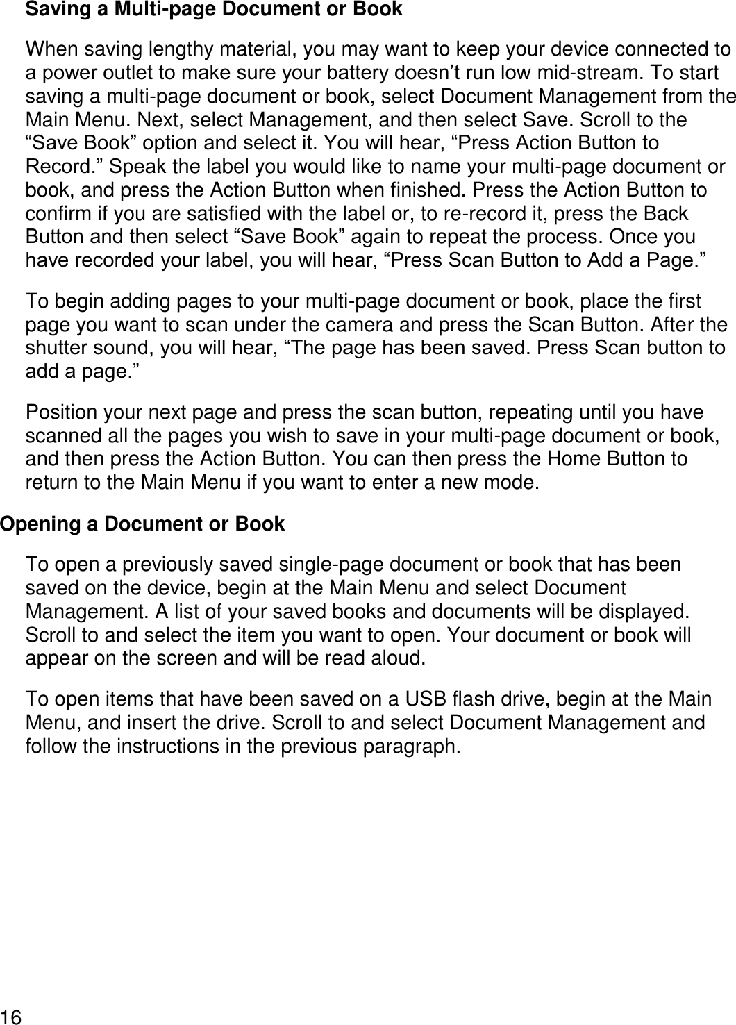 Page 19 of Freedom Scientific BLV Group 10025 omniReader User Manual 