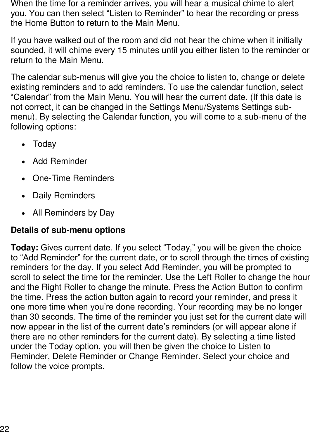 Page 25 of Freedom Scientific BLV Group 10025 omniReader User Manual 