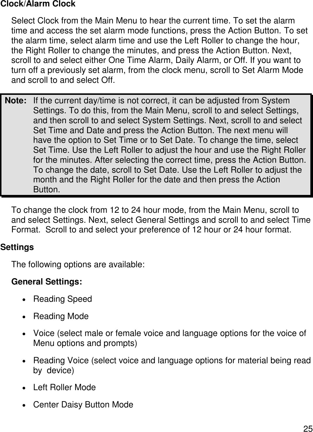 Page 28 of Freedom Scientific BLV Group 10025 omniReader User Manual 