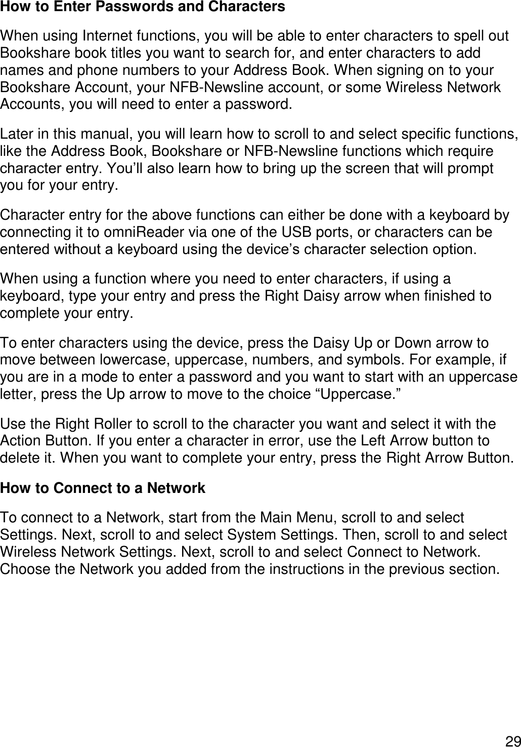 Page 32 of Freedom Scientific BLV Group 10025 omniReader User Manual 