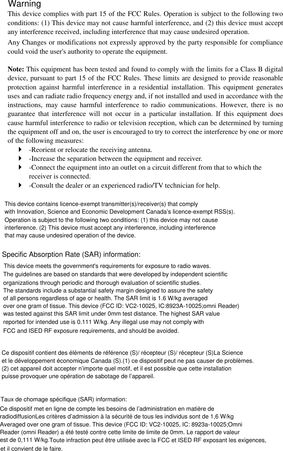 Page 36 of Freedom Scientific BLV Group 10025 omniReader User Manual 