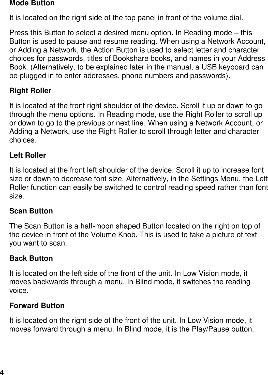 Page 7 of Freedom Scientific BLV Group 10025 omniReader User Manual 