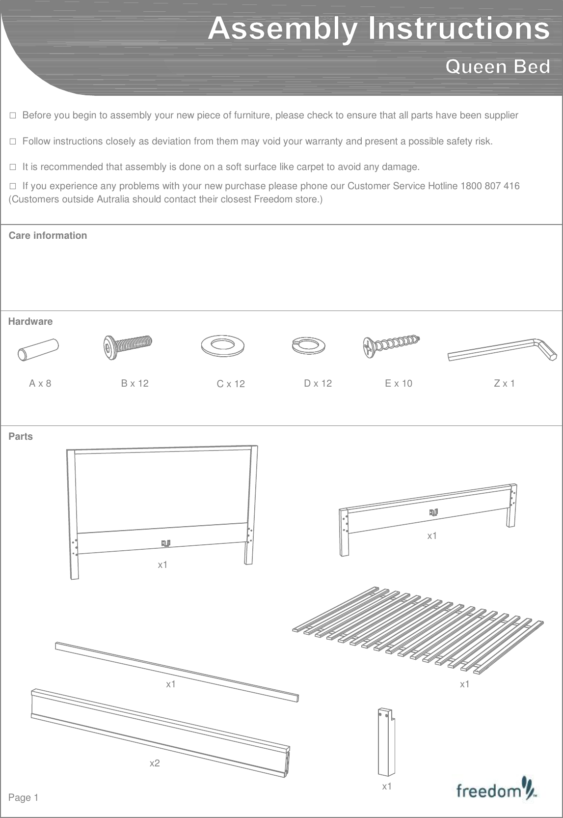 Page 1 of 2 - Freedom Cancun-Bed E:\IVENA Working\001 - Saphire Collection\Bed Revised\Bed AI.dwg AI Page 01