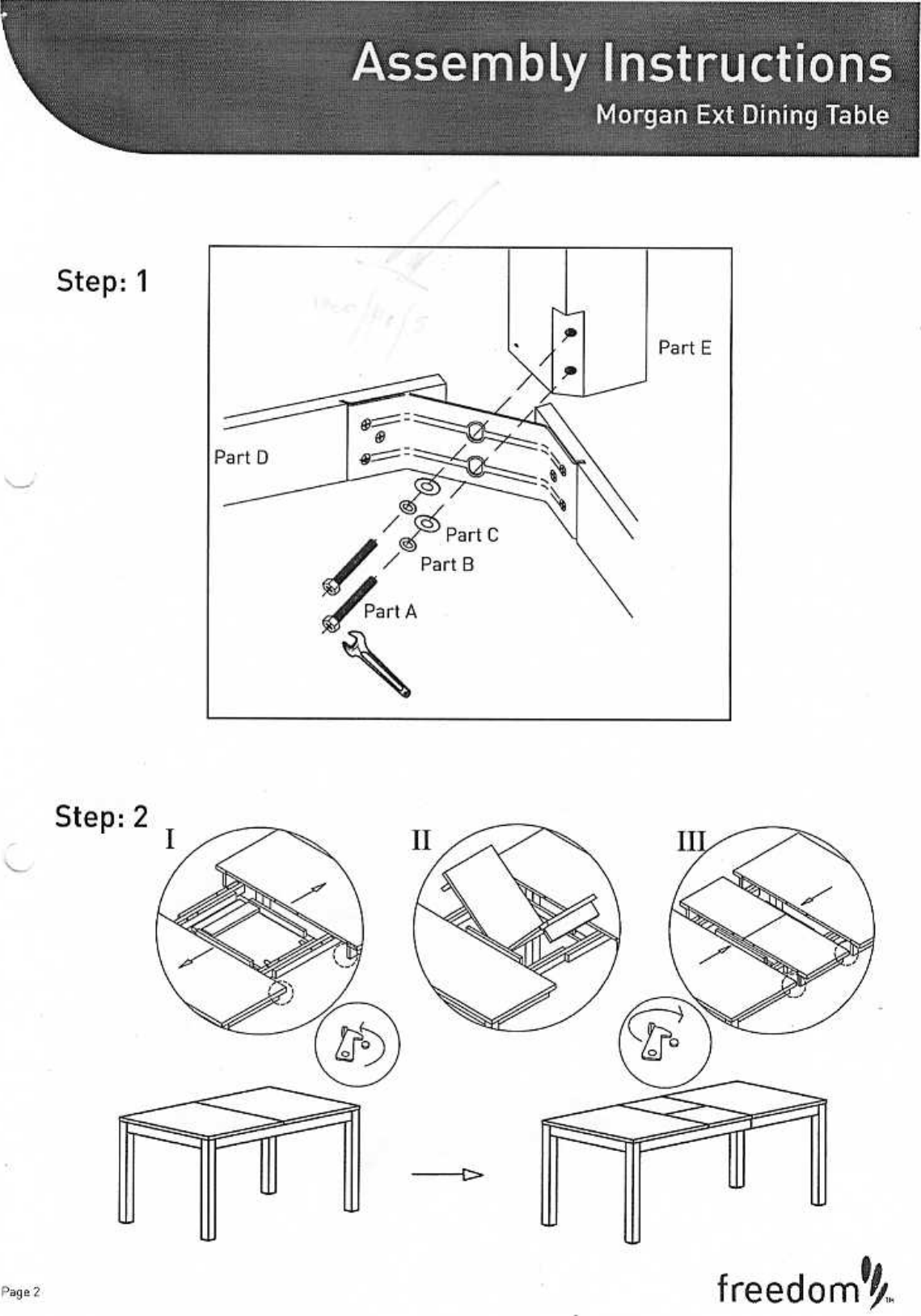 Freedom Extension Dining Table