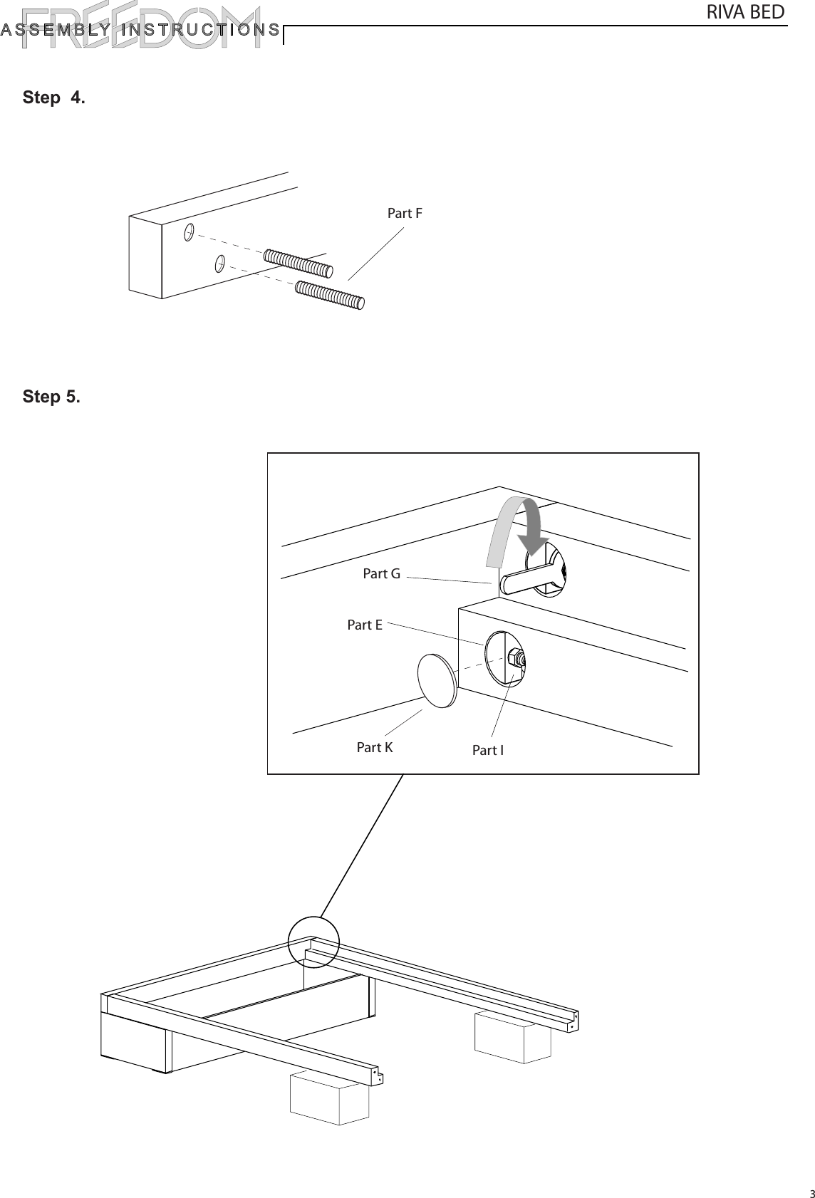 Page 3 of 5 - Freedom Riva-Bed-Instructions