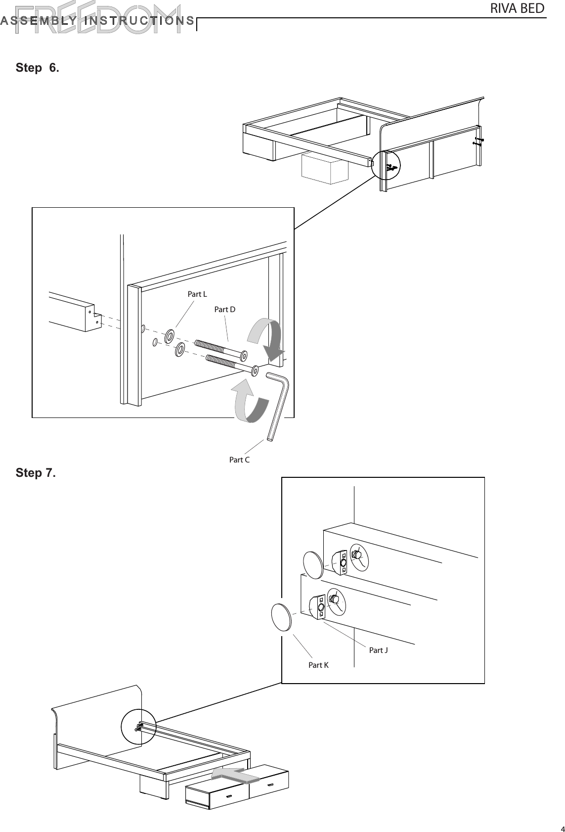 Page 4 of 5 - Freedom Riva-Bed-Instructions