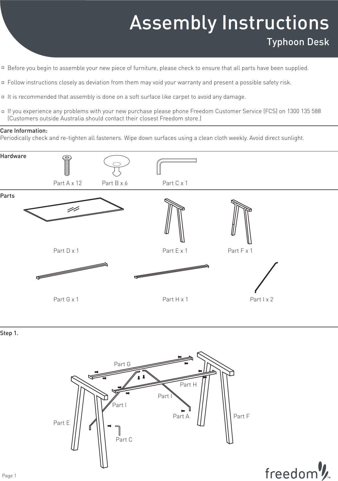 Page 1 of 2 - Freedom Typhoon-Desk Typhoon Desk 1