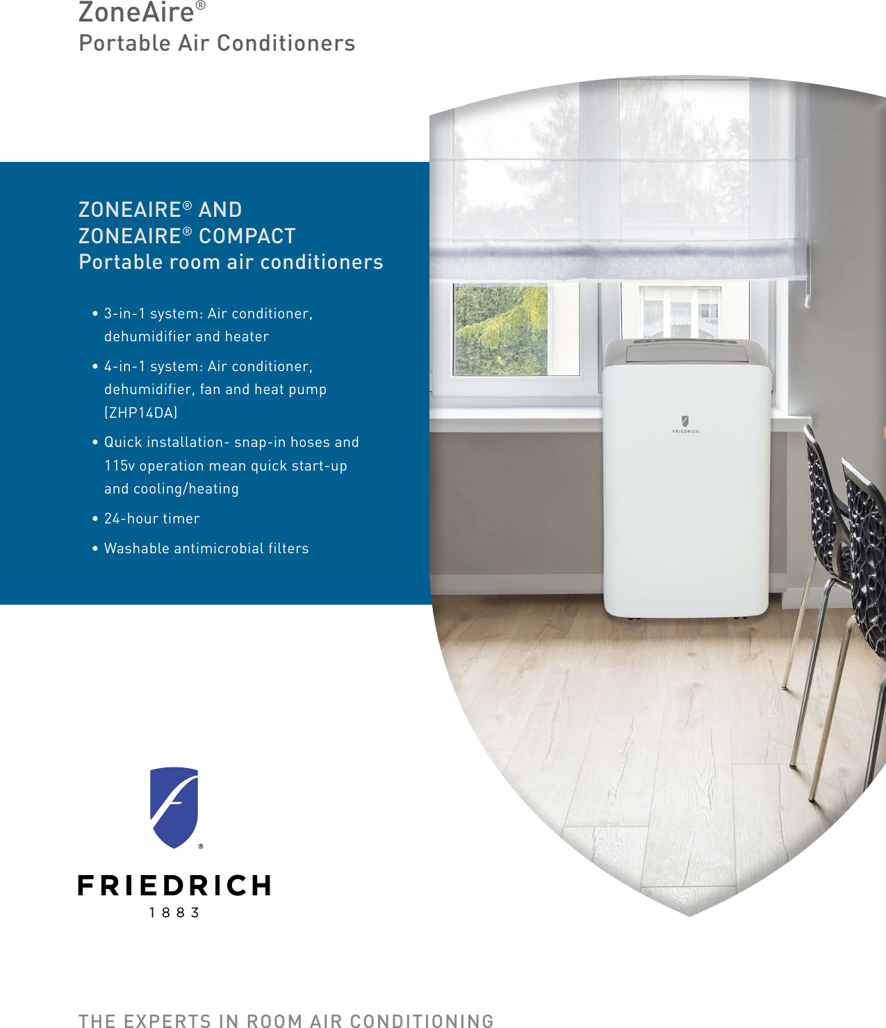 Page 1 of 4 - Friedrich  2019 Portable Air Conditioners Brochure Rev.1