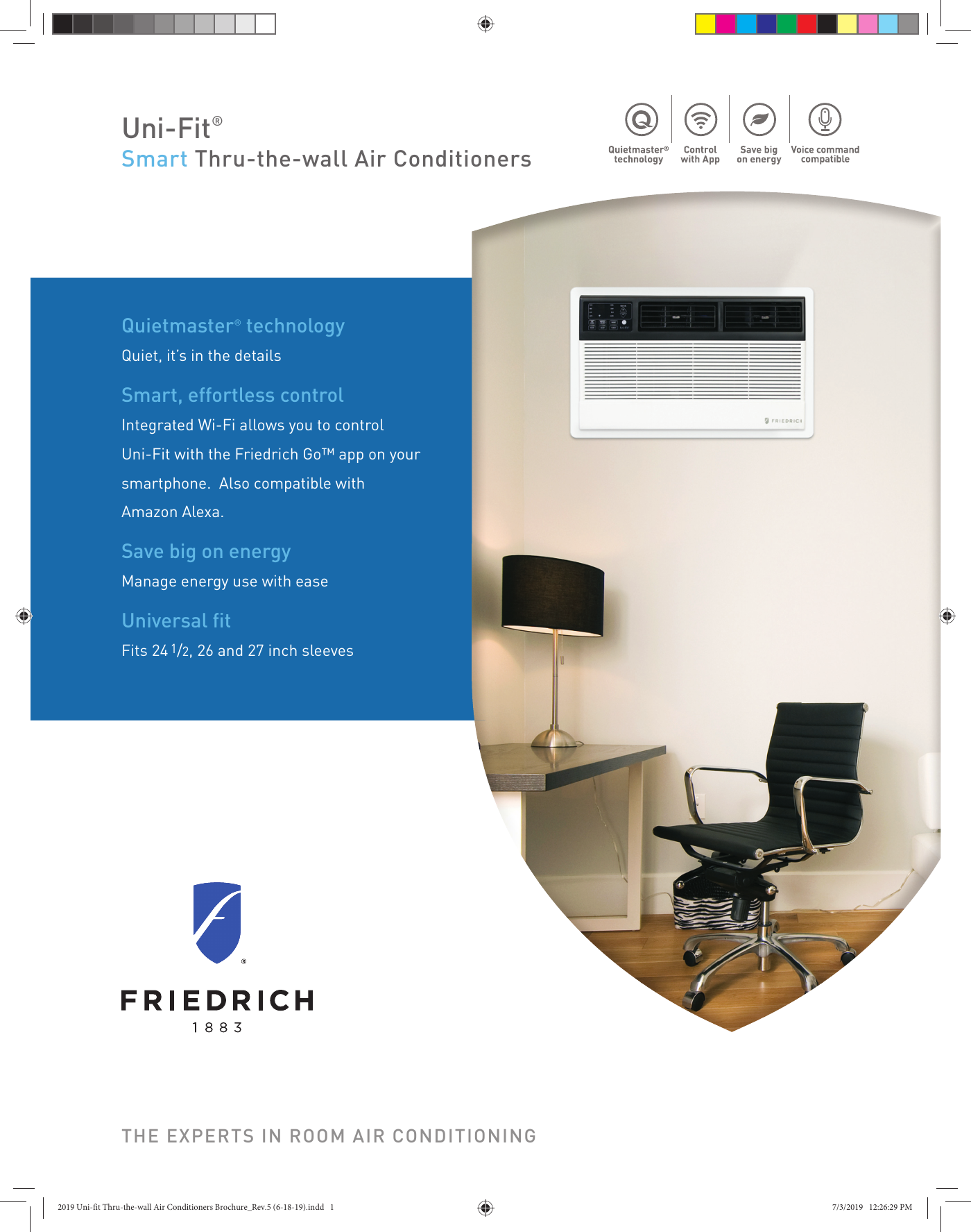 Page 1 of 4 - Friedrich 2019 Uni-fit Thru-the-wall Air Conditioners Brochure_Rev.5 (6-18-19) Brochure