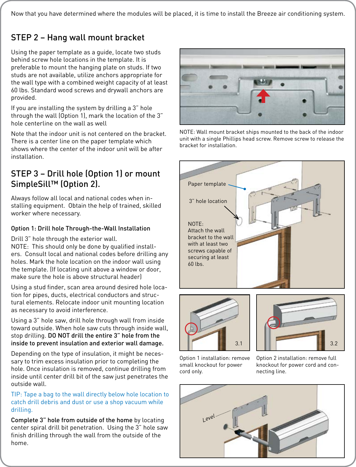 Page 4 of 8 - Friedrich Friedrich-Friedrich-Air-Conditioner-Br1224W3A-Users-Manual- Breeze BR1224W3A Owner's Manual | Sylvane  Friedrich-friedrich-air-conditioner-br1224w3a-users-manual