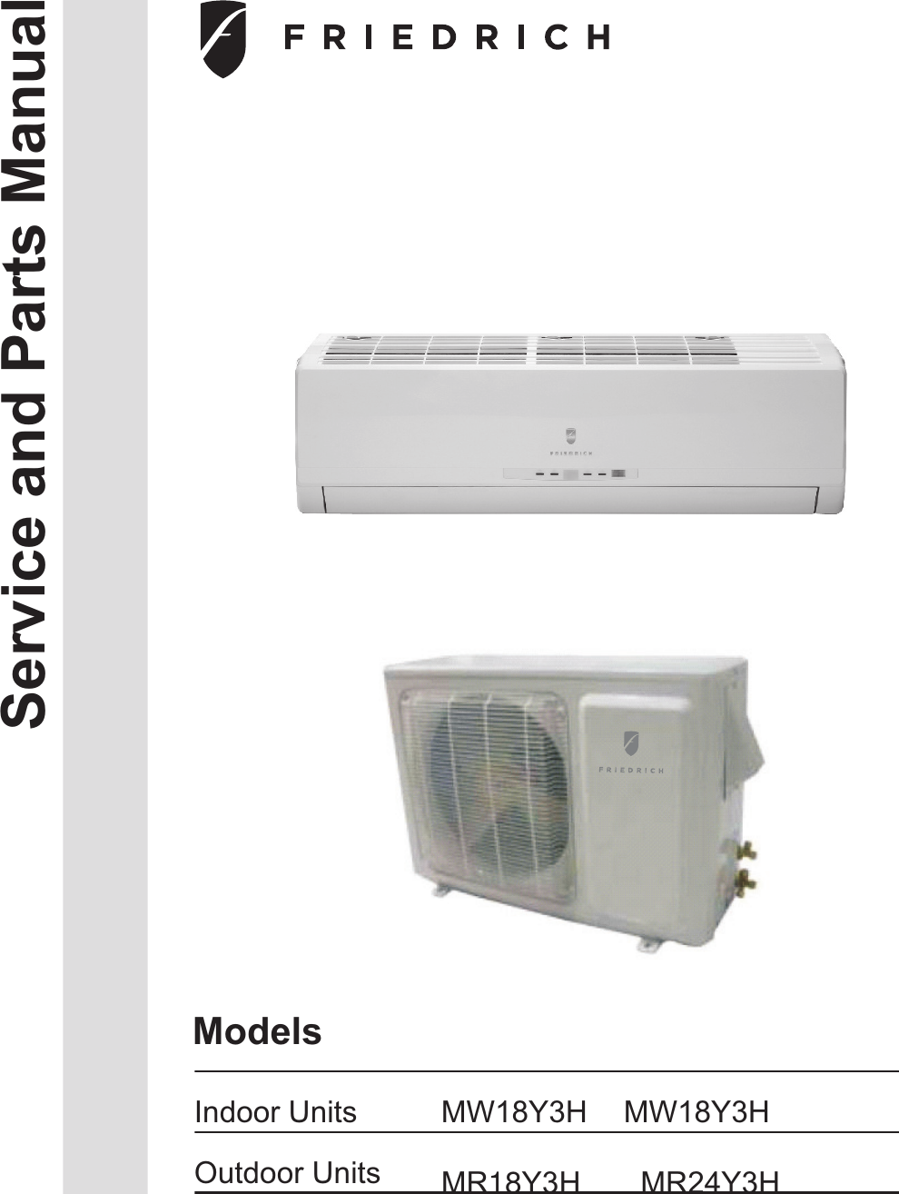 Friedrich Mr18Y3H Users Manual MW18 MW24_03 30 11_v3