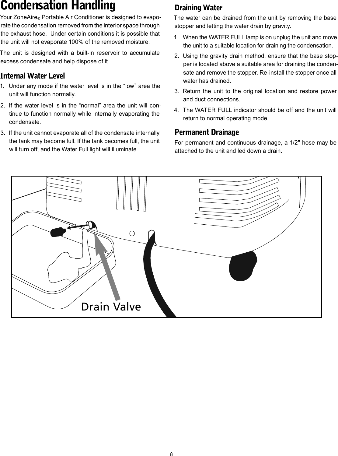 Page 8 of 12 - Friedrich Friedrich-P09A-Users-Manual- Portable_IO_P09A_P12A_2008_10-07  Friedrich-p09a-users-manual