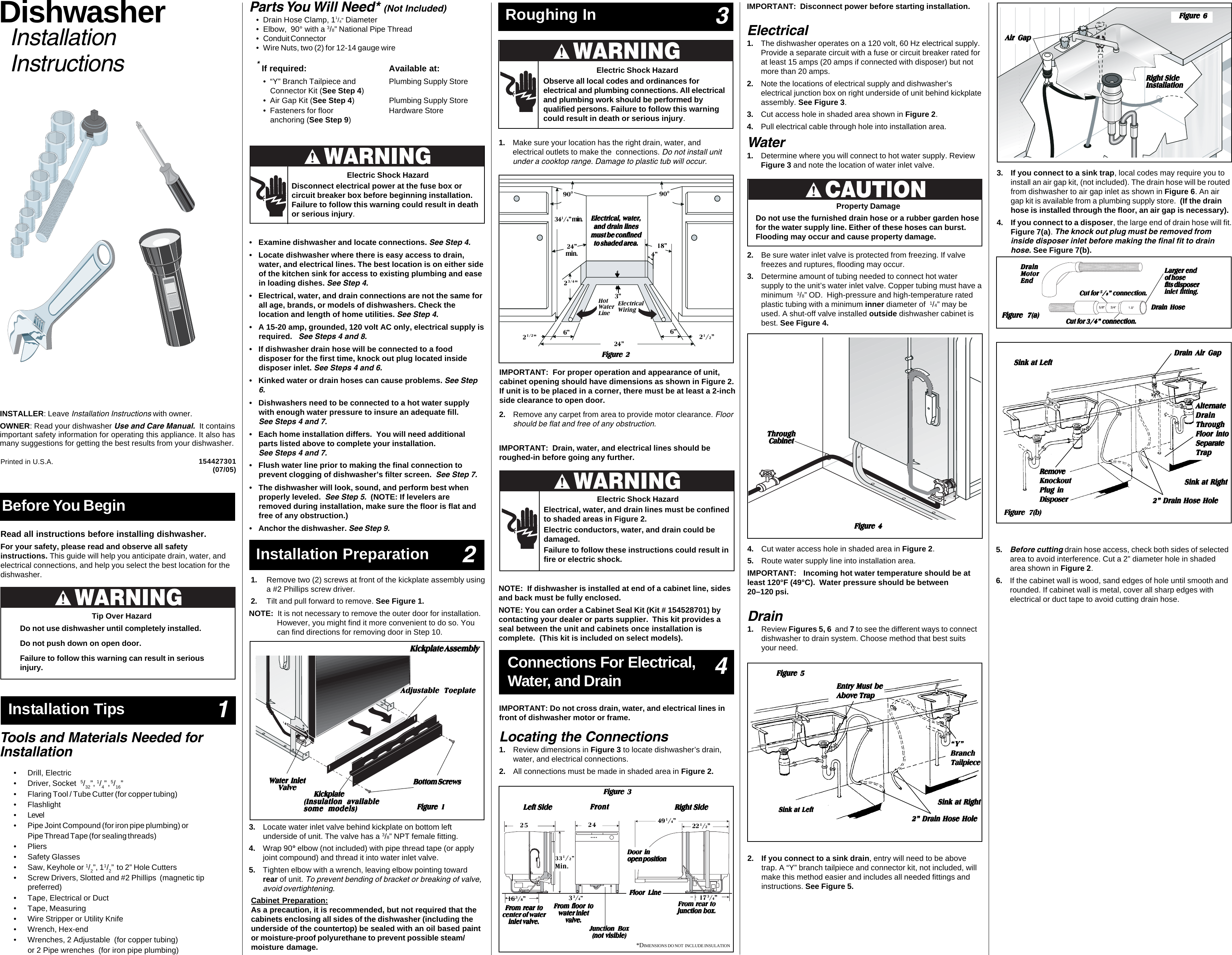 Page 1 of 2 - Frigidaire 154427301 154427301.p65 User Manual  To The 935630cb-9ef6-4574-bed0-d4c302df72a5