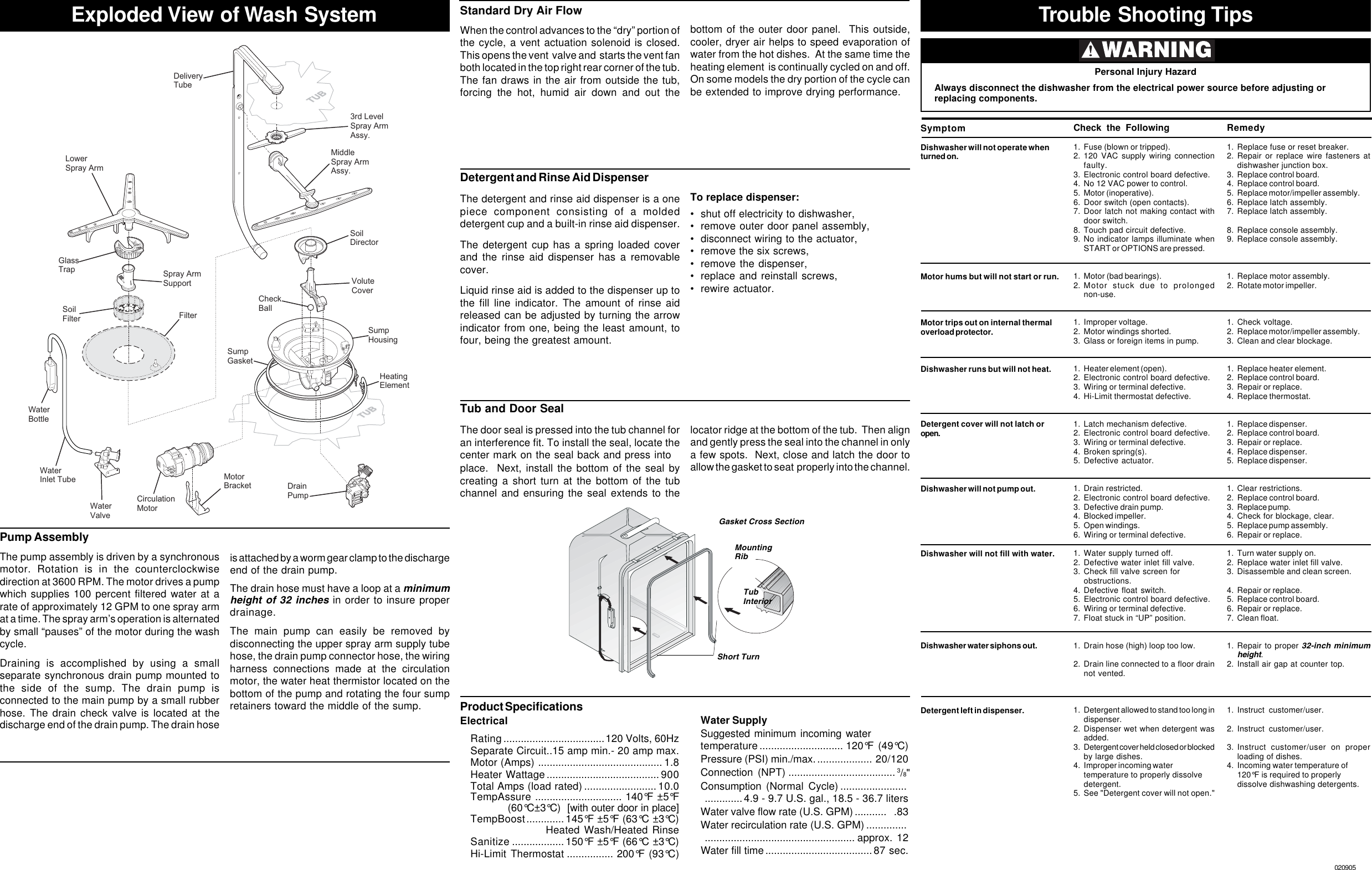 Page 1 of 2 - Frigidaire 154768201 154768201b.p65 User Manual To The 9a6ecbd6-5406-49da-b032-917db928ac9d