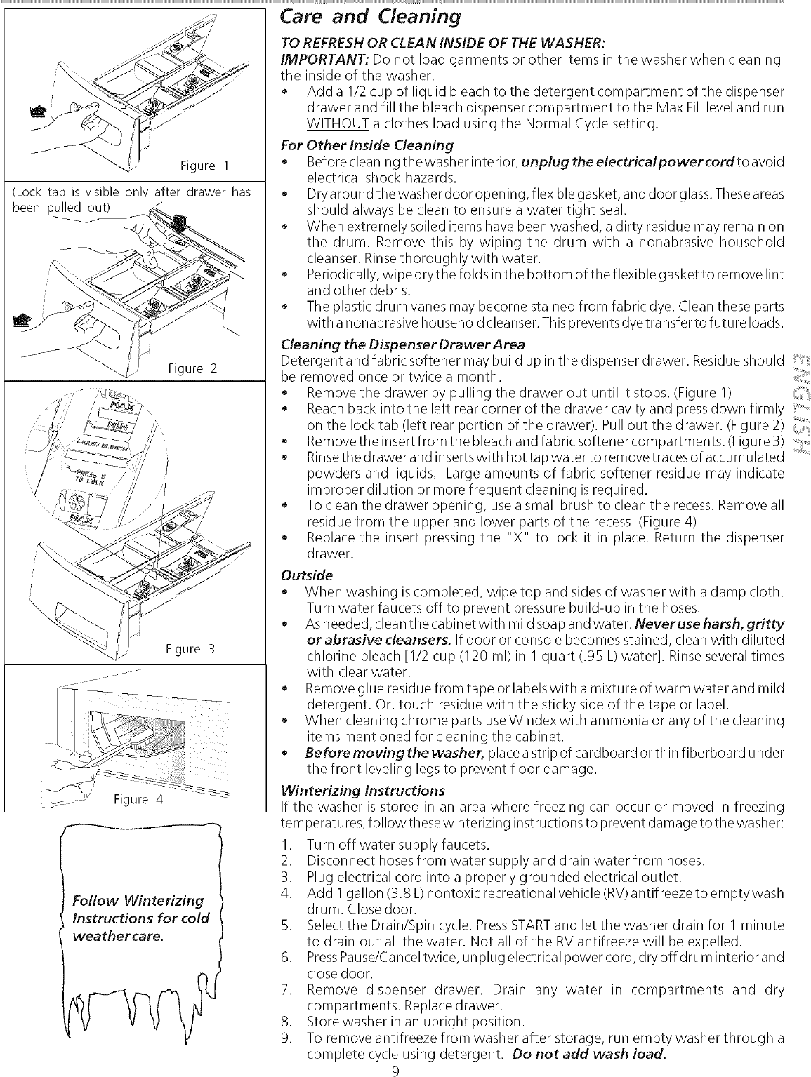 Page 9 of 11 - Frigidaire ATF6700FS2 User Manual WASHER - Manuals And Guides L0712210