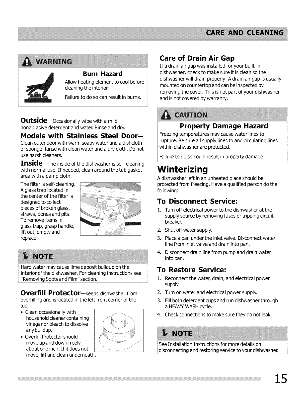 Frigidaire DGBD2432KB1 User Manual DISHWASHER Manuals And Guides L0908605
