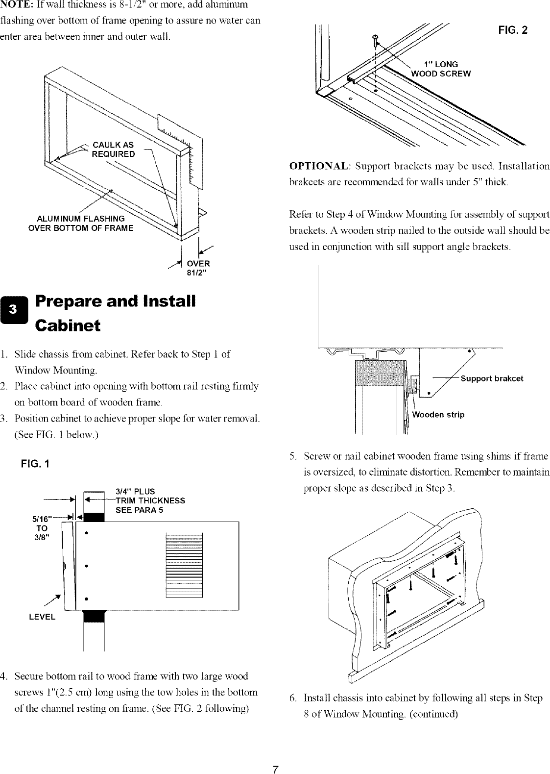 Page 7 of 8 - Frigidaire FAS156N1A2 User Manual  AIR CONDITIONER - Manuals And Guides L0523213