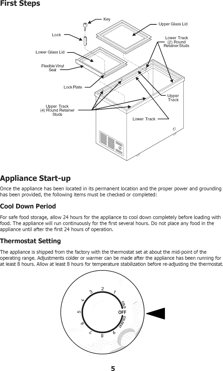 Page 5 of 12 - Frigidaire FCCS071QWA User Manual  COMMERCIAL FREEZER - Manuals And Guides 1410224L