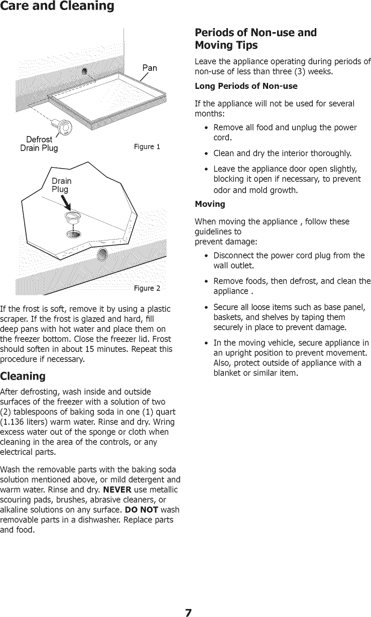 Page 7 of 12 - Frigidaire FCCS071QWA User Manual  COMMERCIAL FREEZER - Manuals And Guides 1410224L