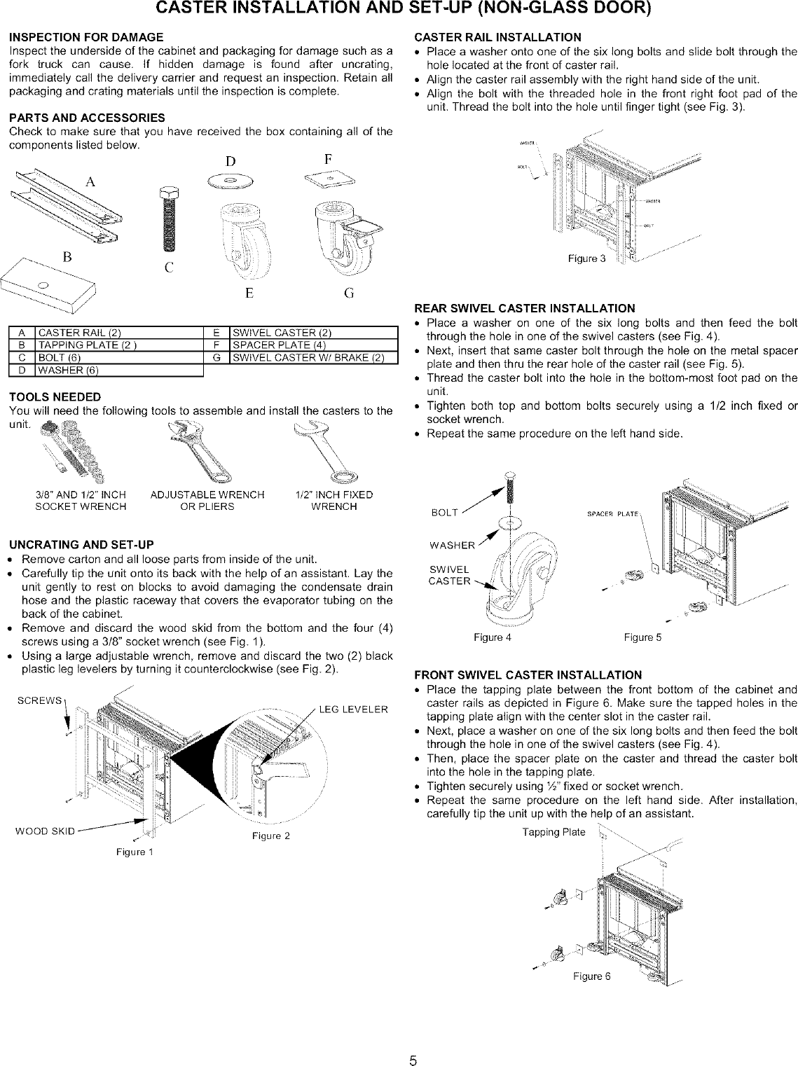 Page 5 of 11 - Frigidaire FCFS201LFB3 User Manual  FREEZER - Manuals And Guides L0609487