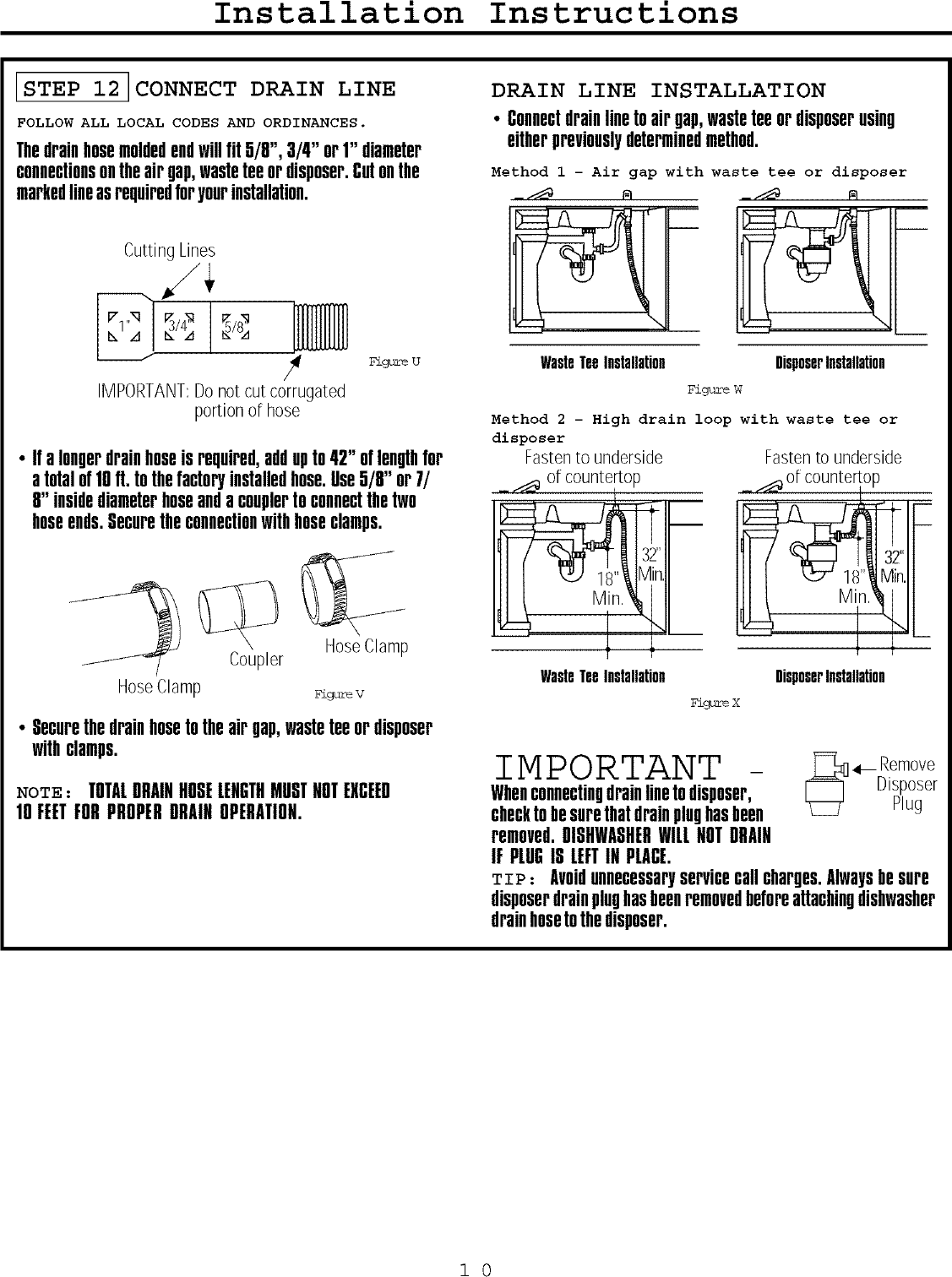 Page 10 of 12 - Frigidaire FMB330RGS0 User Manual  DISHWASHER - Manuals And Guides L0709007