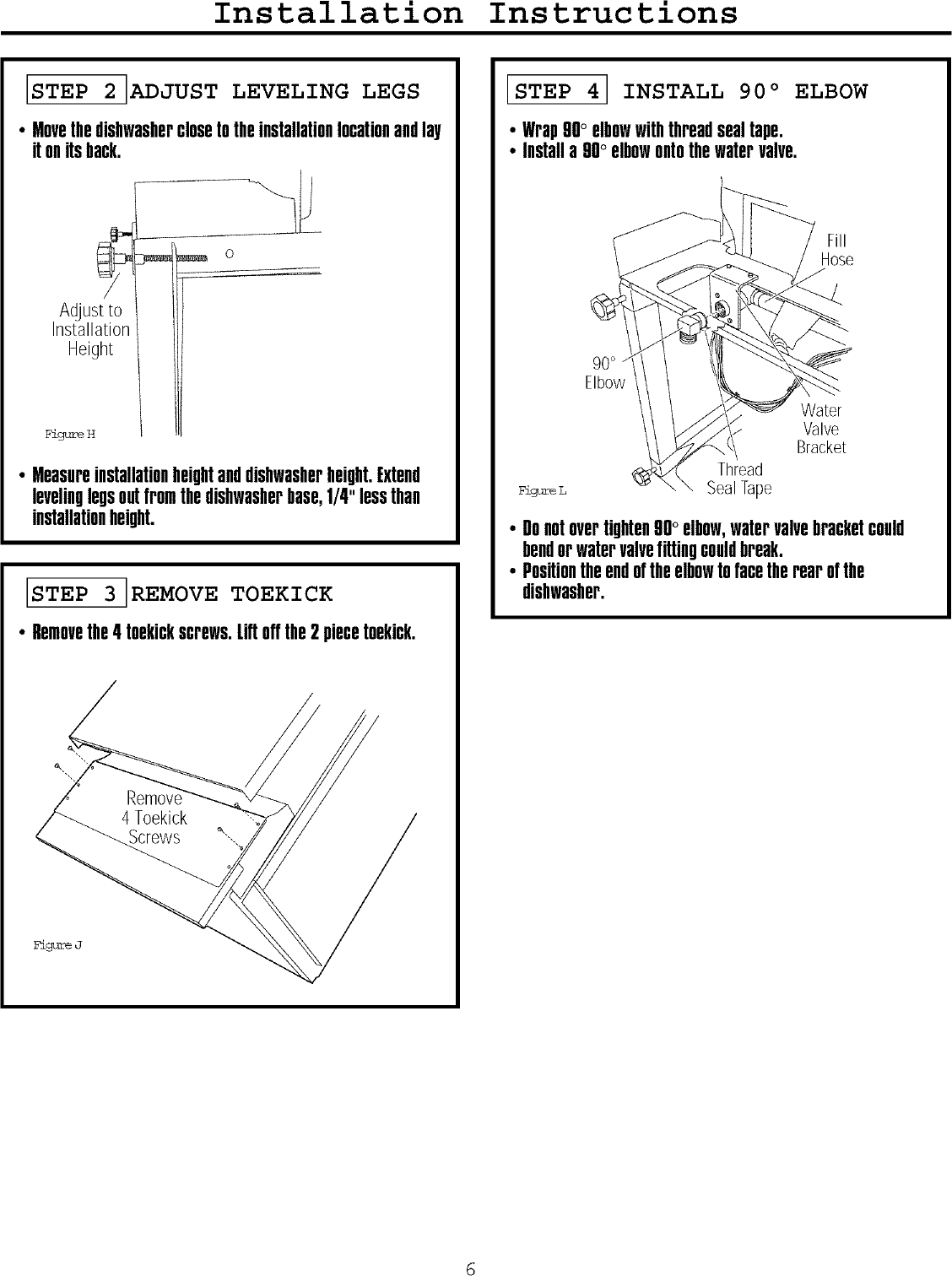 Page 6 of 12 - Frigidaire FMB330RGS0 User Manual  DISHWASHER - Manuals And Guides L0709007