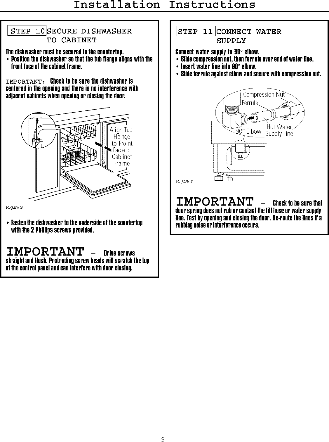 Page 9 of 12 - Frigidaire FMB330RGS0 User Manual  DISHWASHER - Manuals And Guides L0709007