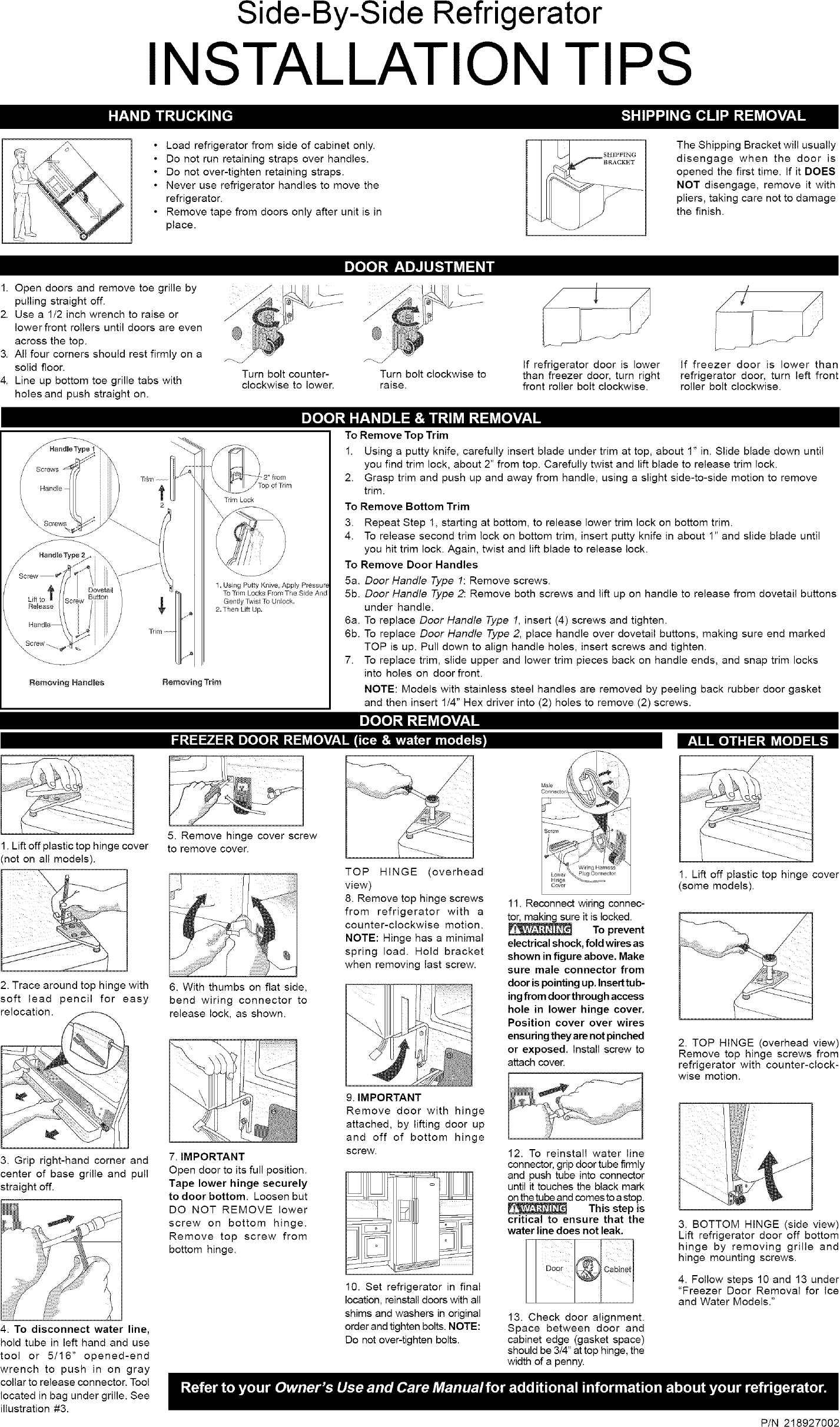 Frigidaire Frs26zshb4 User Manual Refrigerator Manuals And