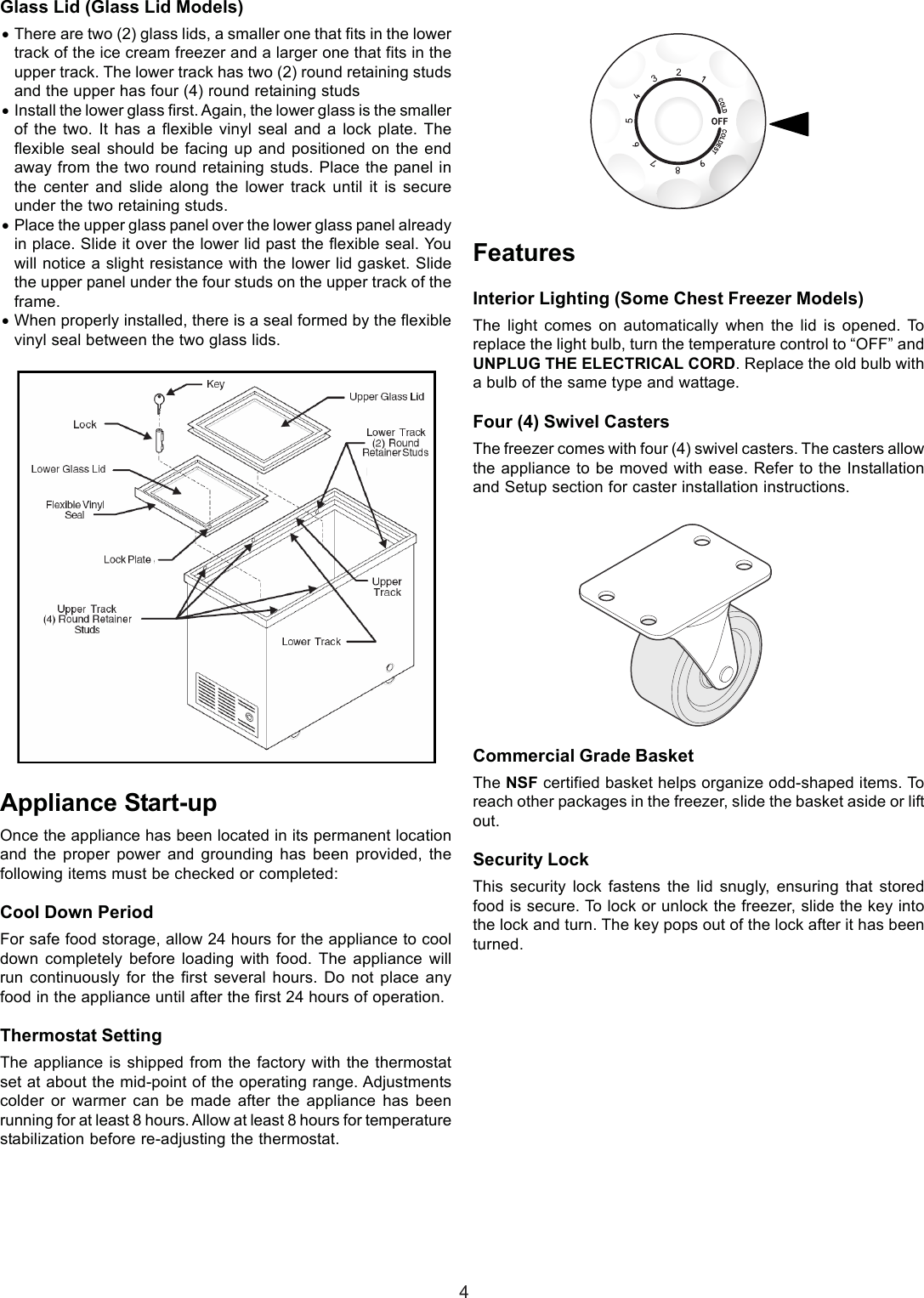 Page 4 of 11 - Frigidaire Frigidaire-7-Cf-Chest-Freezer-297068500-Users-Manual- 297068500  Frigidaire-7-cf-chest-freezer-297068500-users-manual